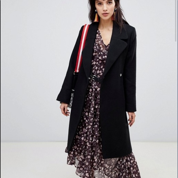 stradivarius wool coat